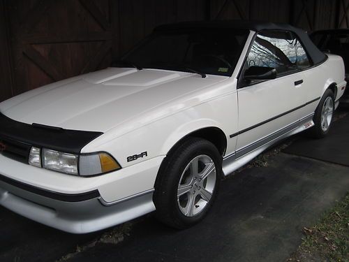 1989 chevrolet cavalier z24 convertible 2-door 2.8l, 47,000 miles, all original