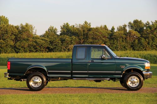 1996 ford f250 xcab xlt 7.3l diesel 98k original miles 4x4 mint rare no reserve