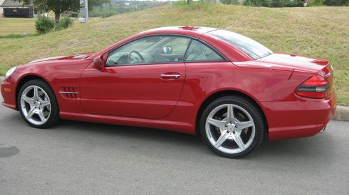 2009 mercedes benz sl550 amg sport package factory warranty +cpo warranty