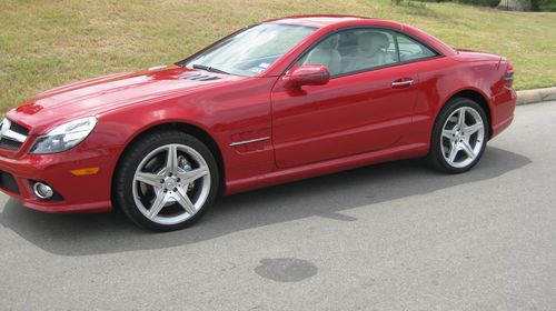 2009 MERCEDES BENZ SL550 AMG SPORT PACKAGE FACTORY WARRANTY +CPO WARRANTY, image 2