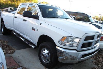 2012 ram 3500 crew cab dually 4x4 6-speed manual diesel w/ pop. equip. group