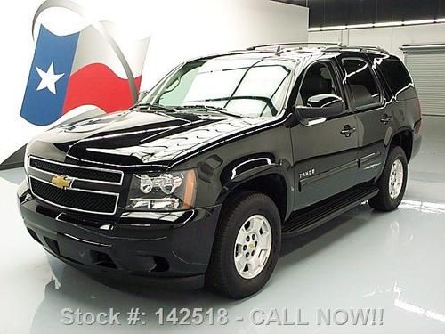 2013 chevy tahoe ls 8 pass leather blk on blk 7k miles texas direct auto
