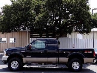 2004 black lariat fx4 6.0l v8 4x4 diesel leather extended cab  power options