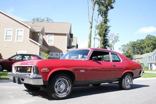1973 chevrolet nova  ss hatchback 350 v8