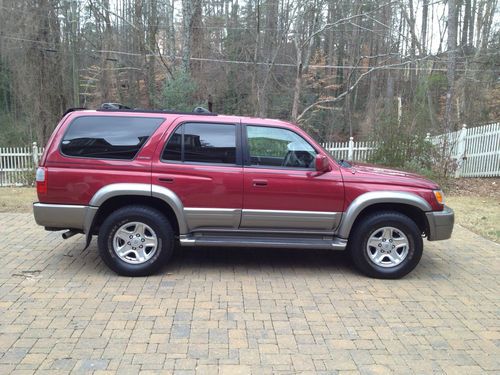 2000 toyota 4runner limited sport utility 4-door 3.4l 4x4 74xxx miles no reserve