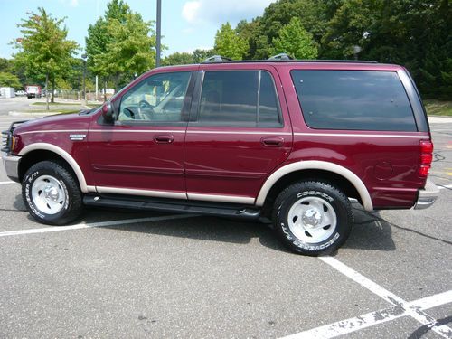 1997 ford expedition eddie bauer 4wd 4-door 5.4l leather,3rd row,brand new tires