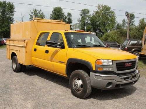 2003 03 gmc sierra c 3500 137k work utility service contractor landscape truck