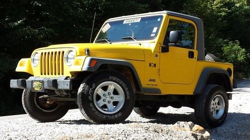 2006 jeep wrangler x 4x4 sport utility 2-door 4.0l