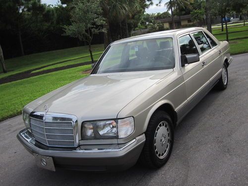 1989 mercedes 420sel low miles clean autocheck books/records showroom condition!