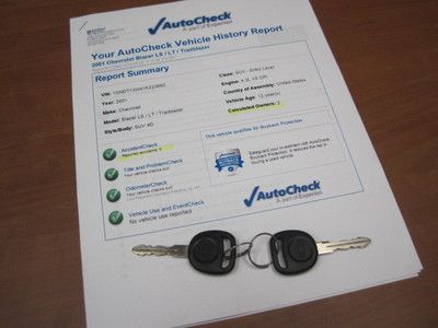 NICE 2001 CHEVROLET BLAZER LS 4X4 85K ORIGINAL MILES RUST FREE S. FLORIDA SUV, US $4,488.00, image 95