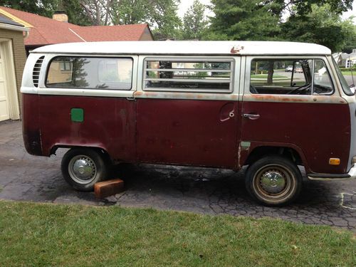 1971 vw bay window tin top westfalia camper low reserve short auction