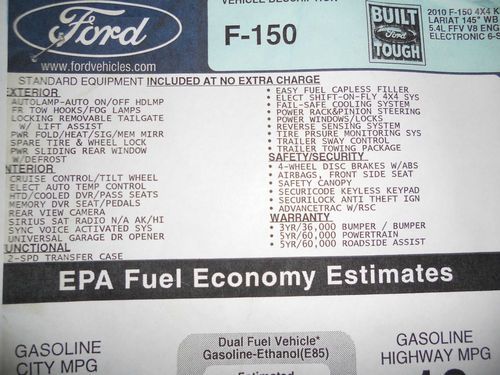 2010 Ford F-150 King Ranch Crew Cab Pickup 4-Door 5.4L, image 8