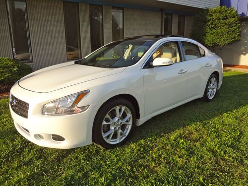 2012 nissan maxima 29k_3.5lpano_htd cld lthr_push button strt_rebuilt_no reserve