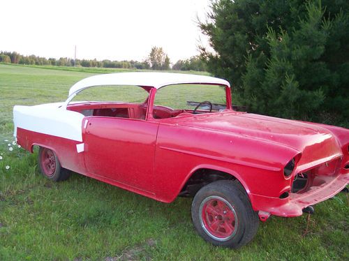 1955 chevy belair sport coupe project