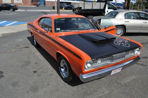 70 duster 340 4 speed wedge hemi orange buckets mopar a body exc shape plymouth