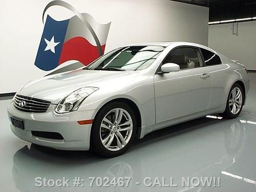 2006 infiniti g35 auto sunroof htd leather spoiler 74k texas direct auto