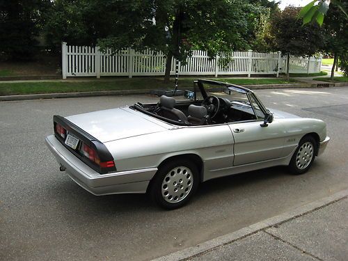 1986 Alfa Romeo Quadrifoglio Spider, US $7,950.00, image 11