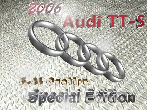 2006 audi tt-s quattro roadster special edition