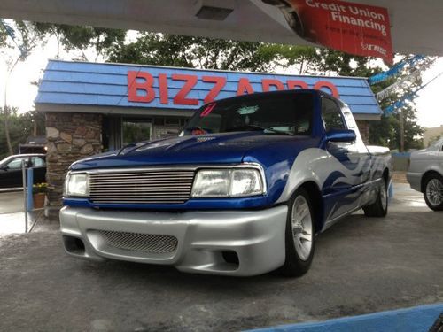 1997 ford ranger xl  customized"blue finish  with (front/rear) hydraulics"
