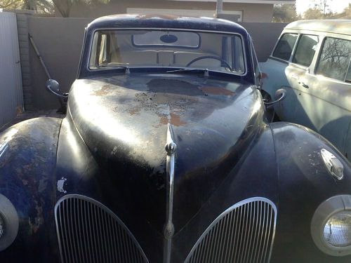 41' Lincoln Continental project car including a restored 12 cylinder engine, image 2