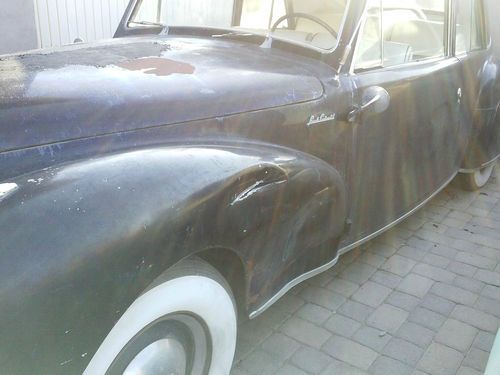 41' Lincoln Continental project car including a restored 12 cylinder engine, image 5