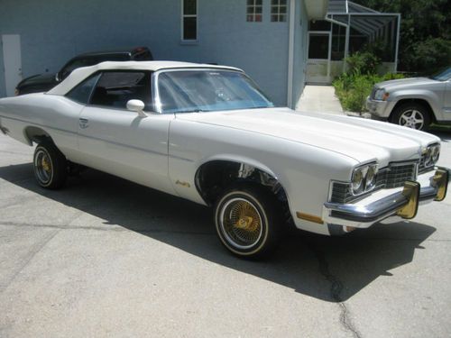 1973 pontiac bonneville grandville convertible custom low rider show car