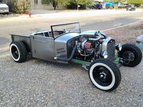 Model a roadster pickup hot rod rat rod twin turbo sbc 31 32 ford