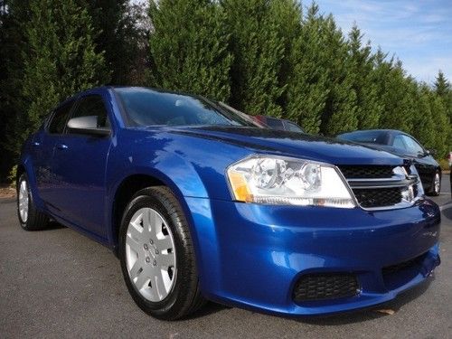 New 2013 dodge avenger se automatic bluetooth cloth blue streak free ship l@@k