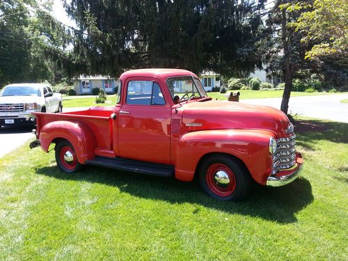 52 chevy 5 window pick up