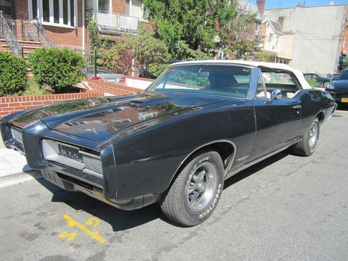 1968 pontiac gto convertible #s match 400 his/hers hide-aways p/s p/b p/t!