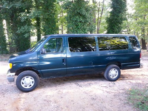 Ford e-350 super duty 1 ton 15 passenger,bus, church van, service truck, huge!