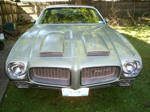 1972 pontiac firebird formula 400 4spd m22 phs documented numbers matching