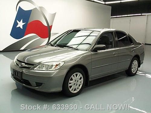 2005 honda civic lx sedan automatic cruise ctrl 117k mi texas direct auto