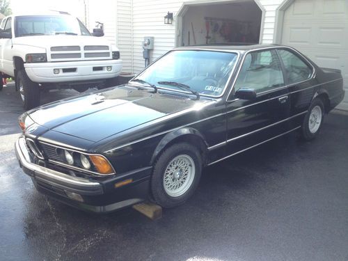 1988 bmw 635csi e24 base coupe 2-door 3.5l no reserve