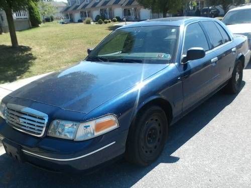 2003 ford crown victoria police interceptor sedan 4-door 4.6l