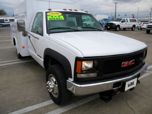 2000 gmc sierra k3500 4x4 service truck