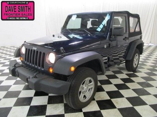 2013 4x4, soft top, cd/mp3 player, xm radio. we finance 866-428-9374