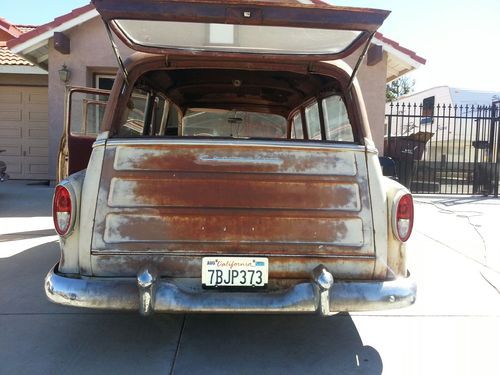 1954 chevy wagon twin turbo lsx eng, bagged cool patina 55 56 57 58 59 60 61 62, image 9