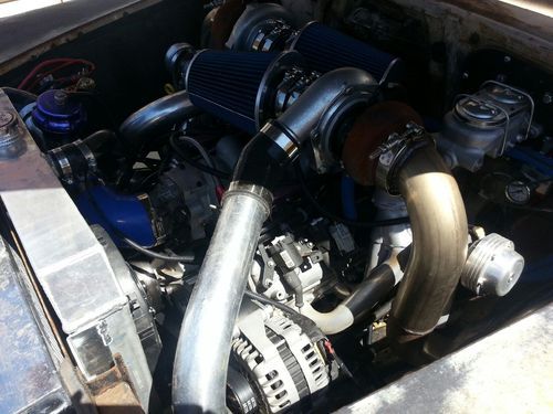 1954 chevy wagon twin turbo lsx eng, bagged cool patina 55 56 57 58 59 60 61 62, image 13