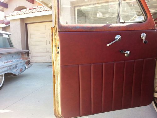 1954 chevy wagon twin turbo lsx eng, bagged cool patina 55 56 57 58 59 60 61 62, image 17