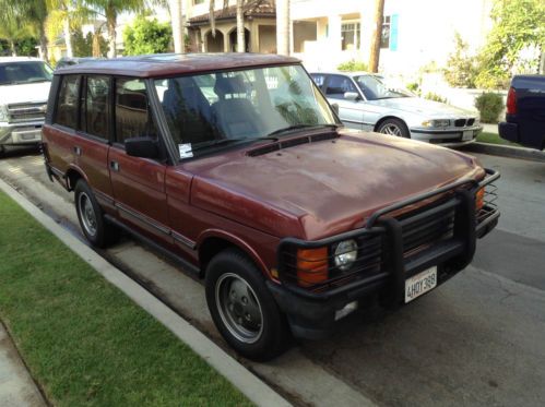 1991 land rover range rover sport utility 4-door 3.9l
