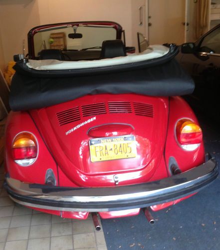 1974 volkswagen super beetle convertible 2-door