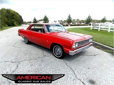 True ss v-8 car l79 327/350hp th350 red florida restored 64