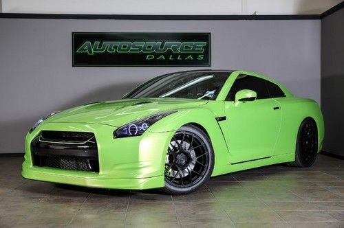 2010 nissan gtr, adv.1 wheels, verde ithaca, highly customized! we finance!