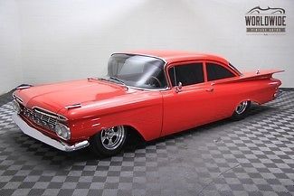 1959 chevy impala/biscayne street rod show car! frame off restored! air ride! v8