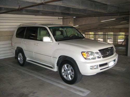 2008 lexus lx 470 sport utility 4d white 84,370 miles