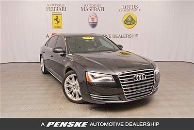 2013 audi a8 l ~ comfort package~pano roof~ htd seats front &amp; rear~in az