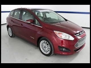 13 ford c-max hybrid hatchback sel, great gas saver!, loaded, nav, roof, leather