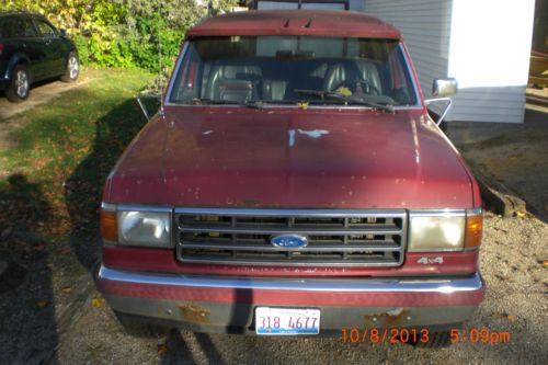 1991 ford bronco 4x4 25th silver anniversary edition