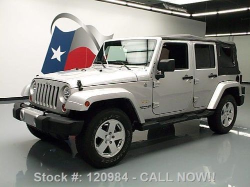 2012 jeep wrangler unltd sahara convertible 4x4 nav 16k texas direct auto